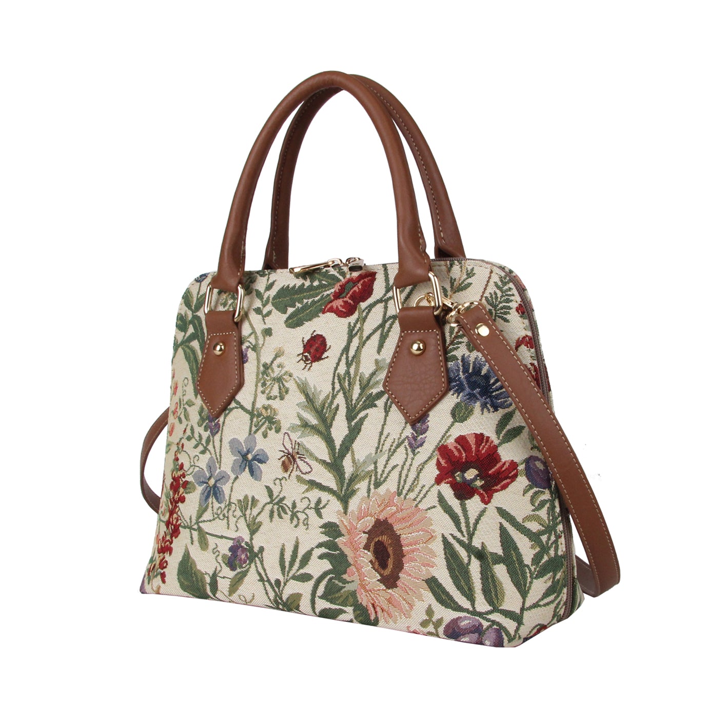 Morning Garden Convertible Top Handle Purse Bag – Signare USA