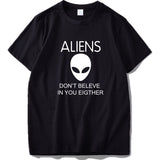 tee shirt ovni alien dont believe in you