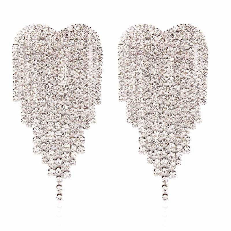 rhinestone earrings