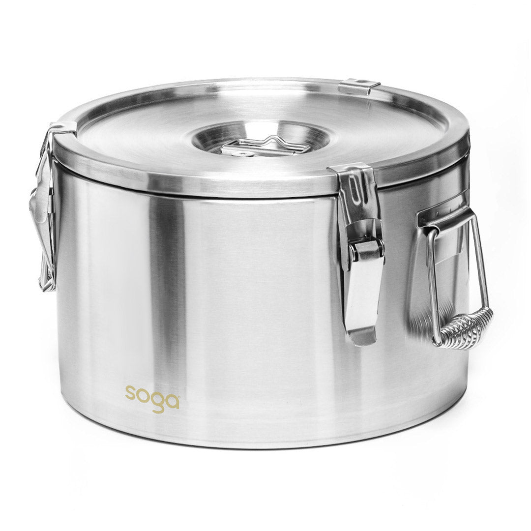 Sus304 Stainless Steel Sealed Fresh-keeping Box, Thickened Food Storage  Container With Lid For Camping, Picnic And Refrigerator