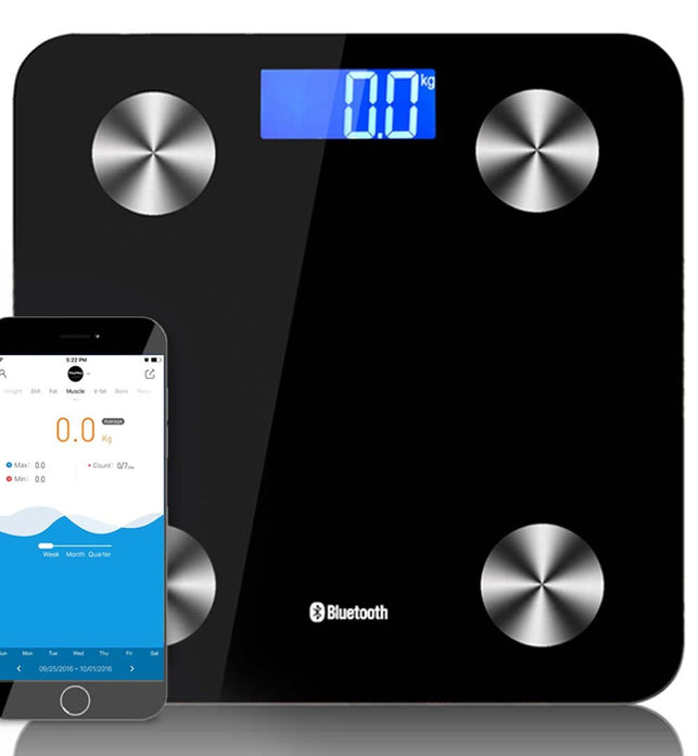 RENPHO Bluetooth Smart Body Scale with 13-Metrics in White PUS-ES