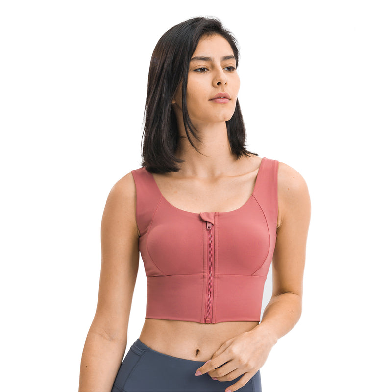 Curvette Zipped Post Breast Cancer lumpectomy Surgery Bra Safecup.co