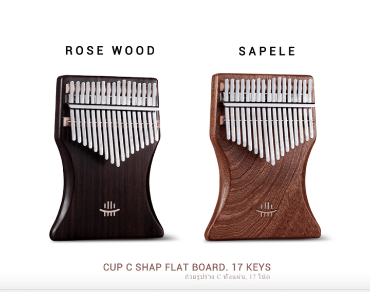 Hluru 17 Keys Kalimba | Sapele Rosewood | gokalimba.net 4