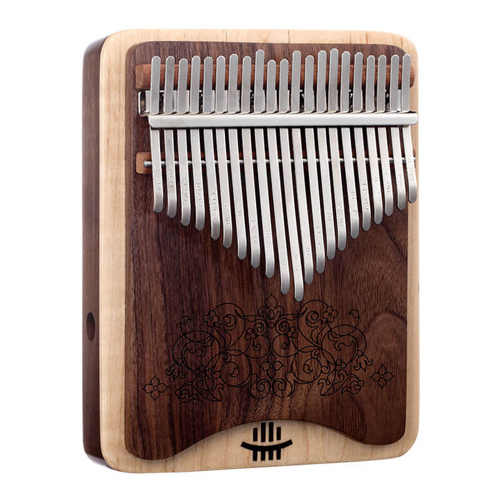 NEW Hluru 21 Key Walnut Kalimba Mbira Instrument | Full-Wood Board C Major | gokalimba.net 2