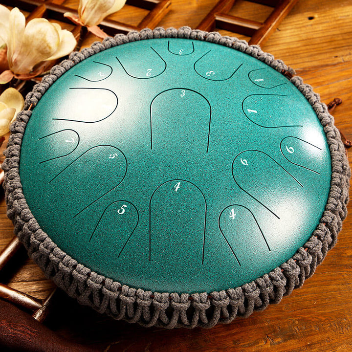 April Yang Tank Drum 13 Inch 15 Tone | gokalimba.net 8