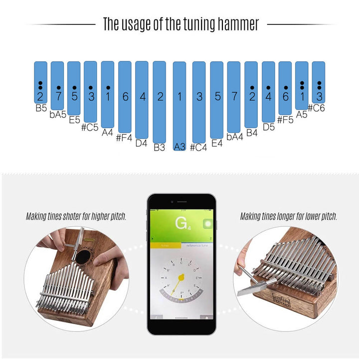 DUAL D1 Electric kalimba | Designed by April Yang 3