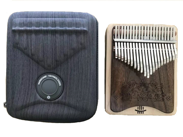 NEW Hluru 21 Key Walnut Kalimba Mbira Instrument | Full-Wood Board C Major | gokalimba.net 5