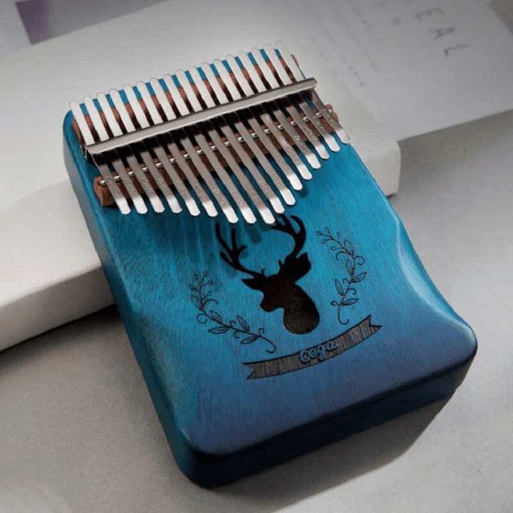 17 key Mahogany Kalimba | Reindeer Ergonomic | gokalimba.net 1