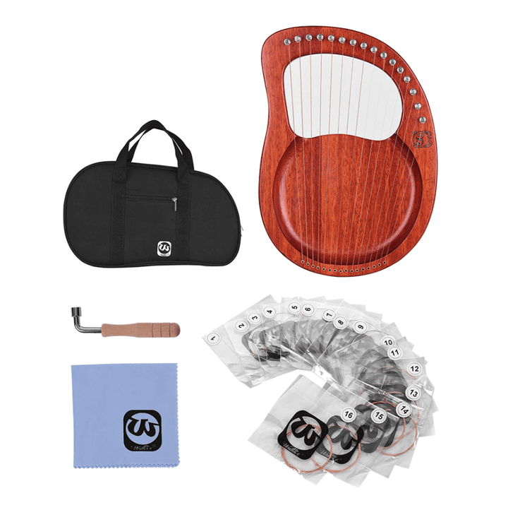 Walter 16 String Lyre Harp | gokalimba.net 1