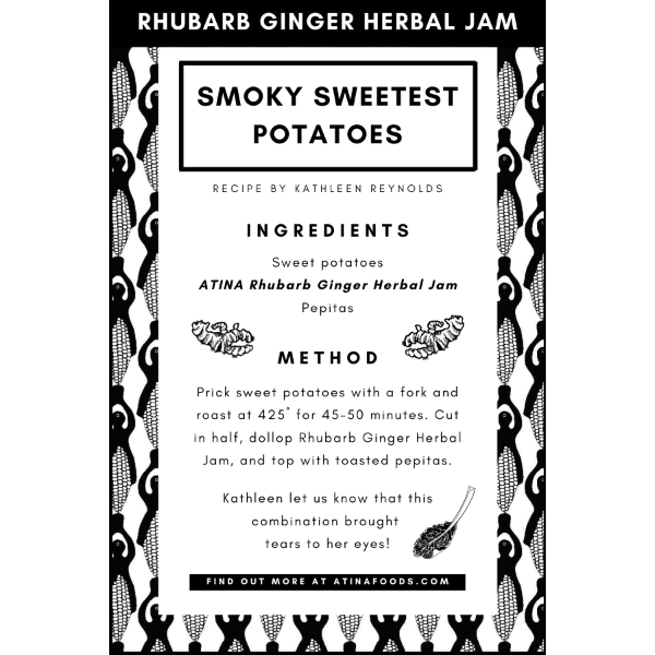 Rhubarb Ginger Herbal Jam