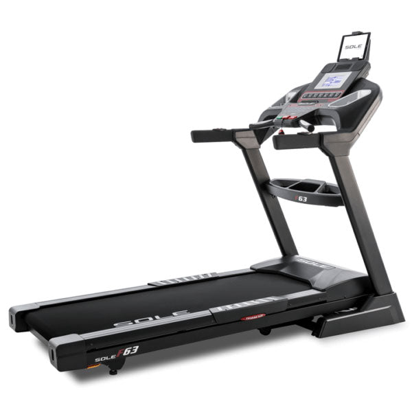 Sole F63 Treadmill Showing Console