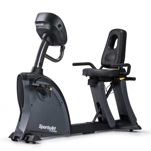 SportsArt C535R Recumbent Exercise Bike Front Left View