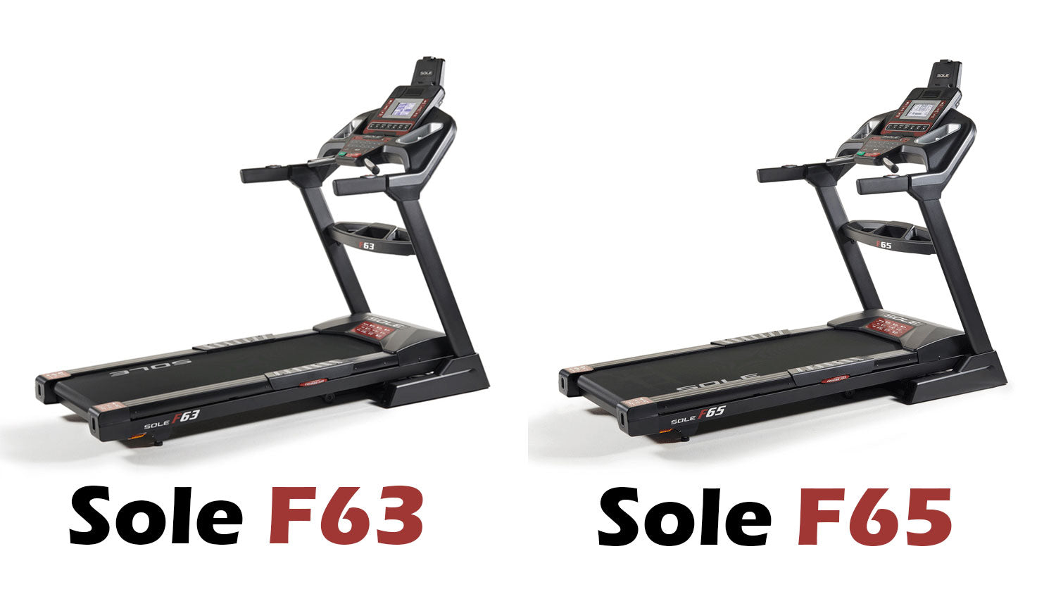 Sole F63 vs Sole F65 Treadmill Comparison