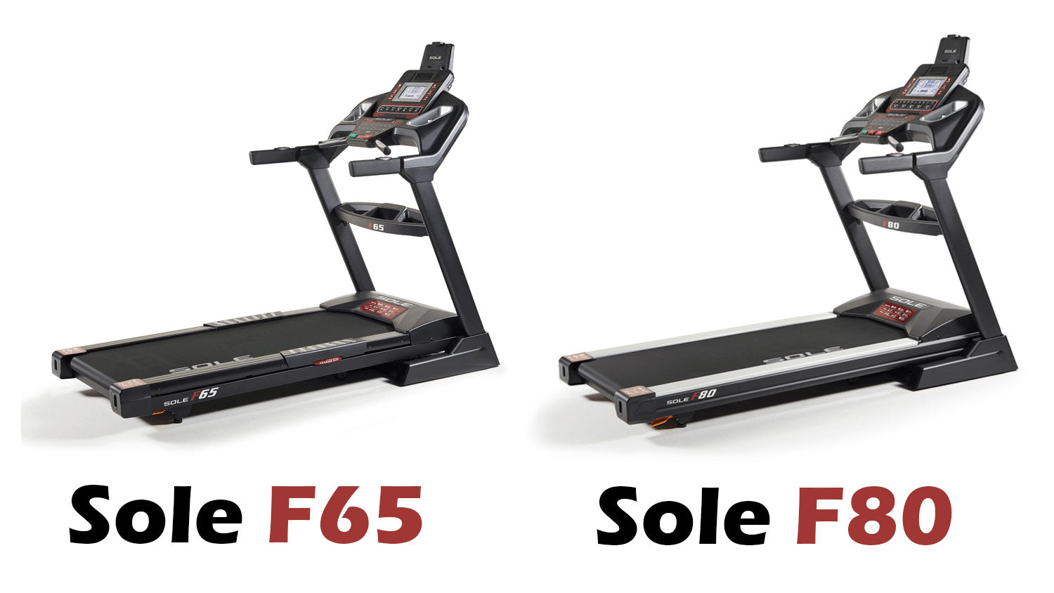 Sole F65 vs Sole F80 Treadmill Comparison