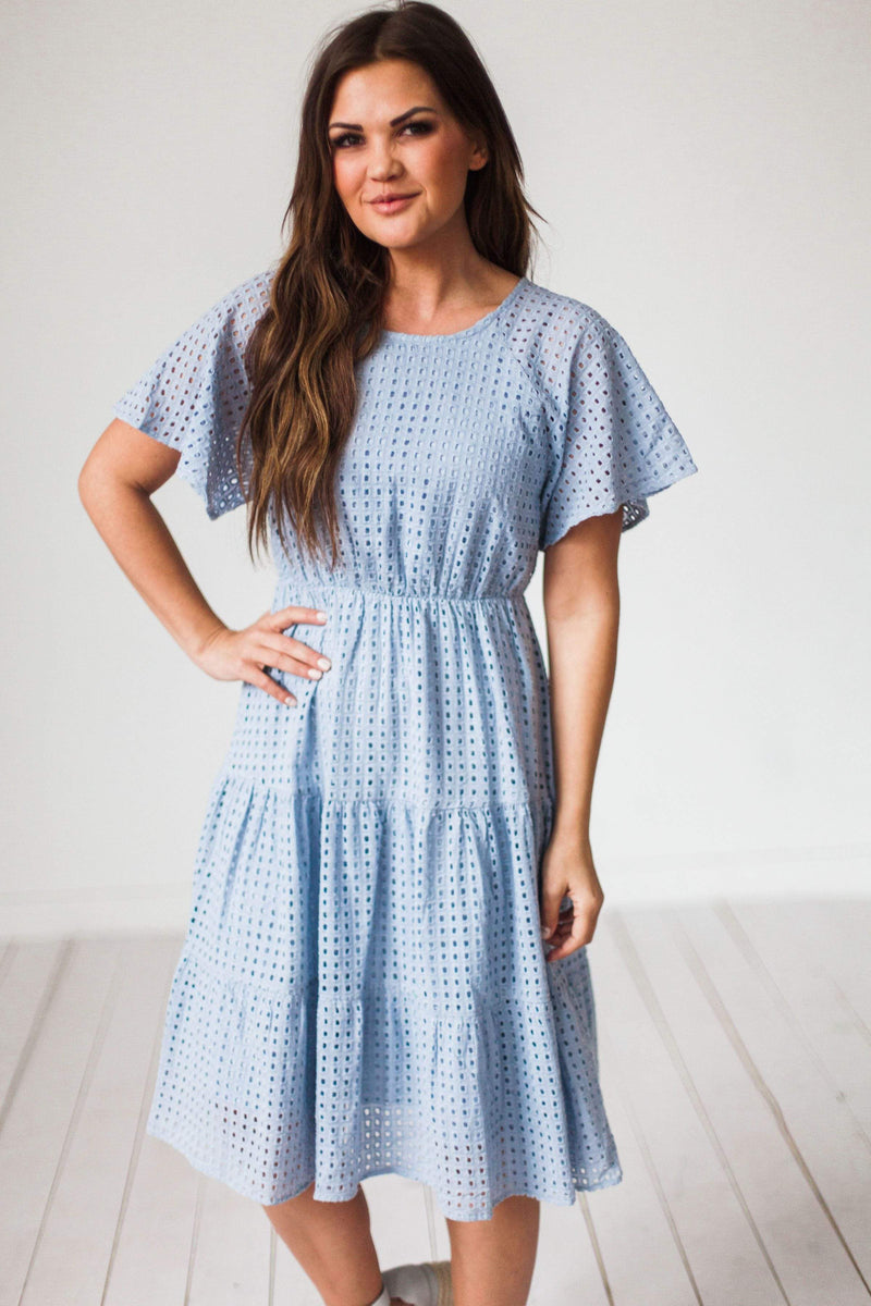 blue eyelet