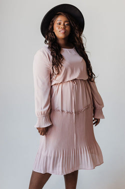 blush plus dress