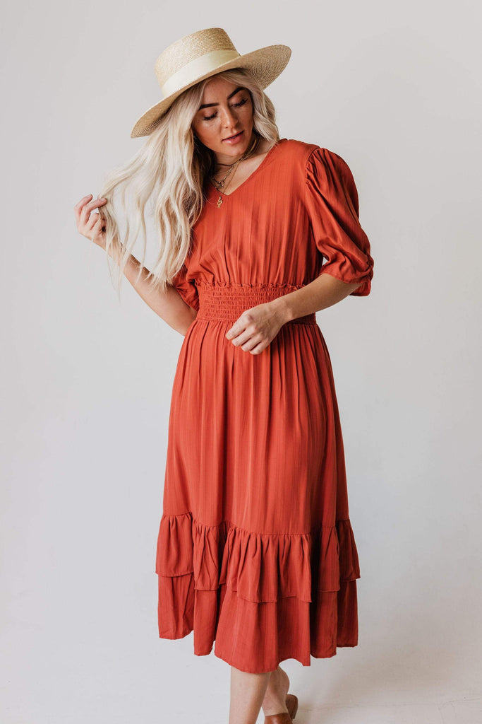 smock waist dress