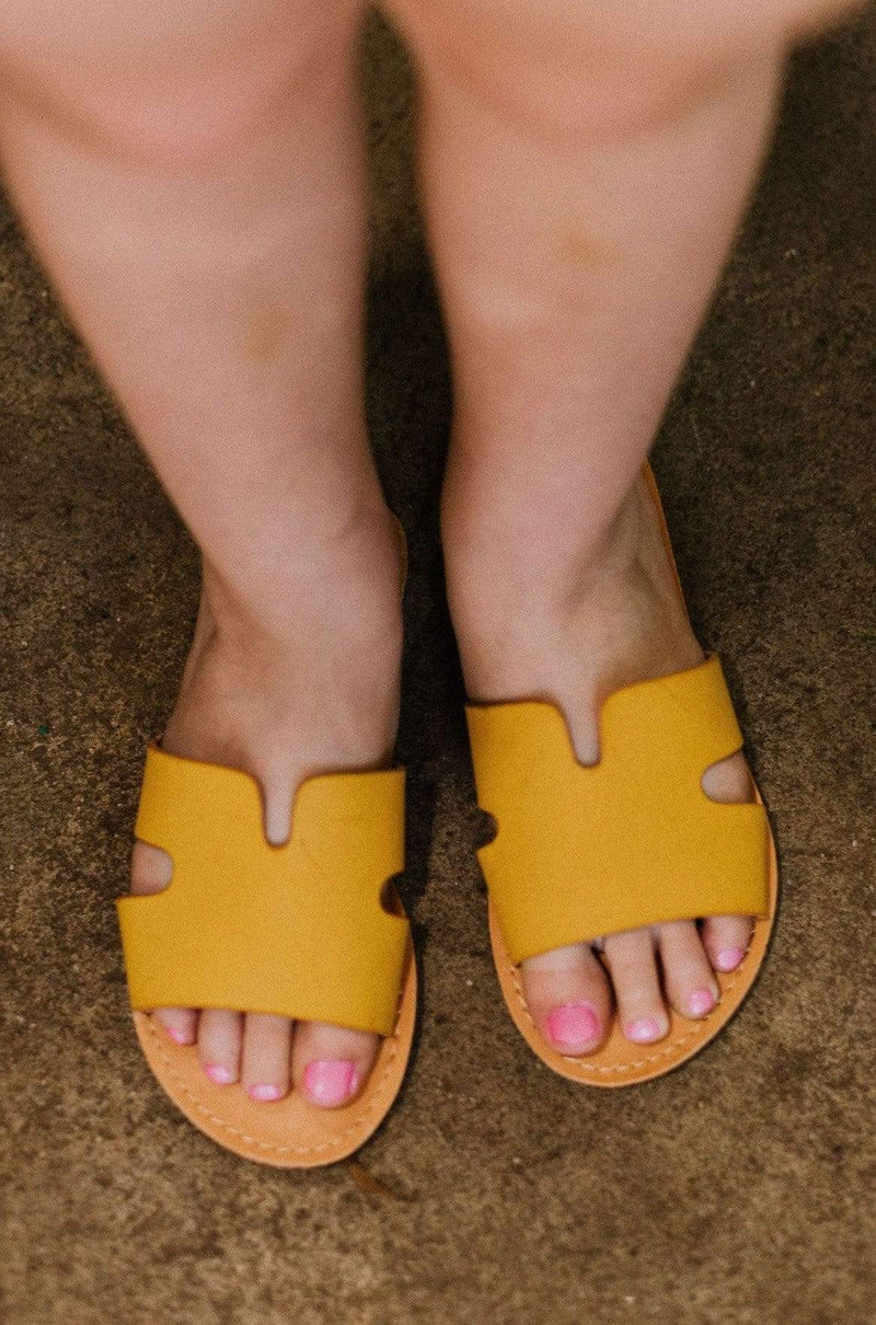 mustard slip on