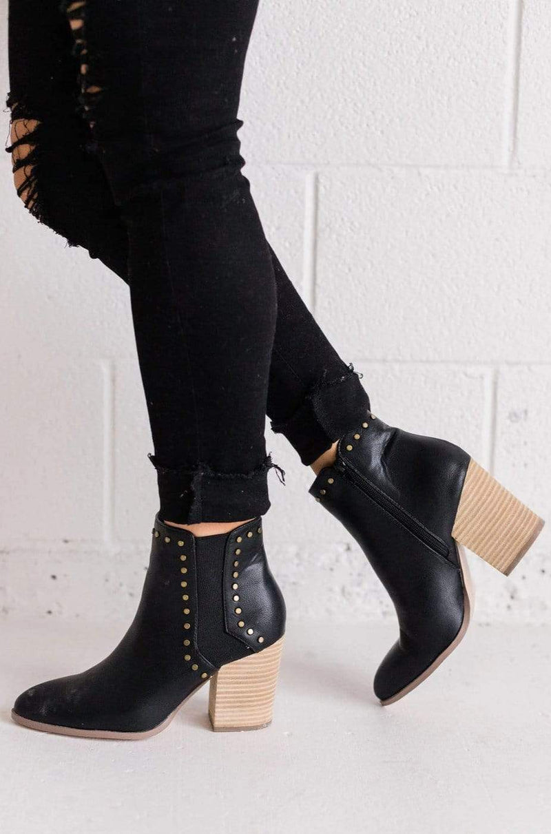 studded booties