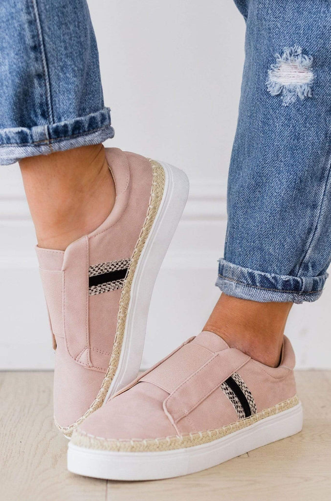 mauve pink sneakers