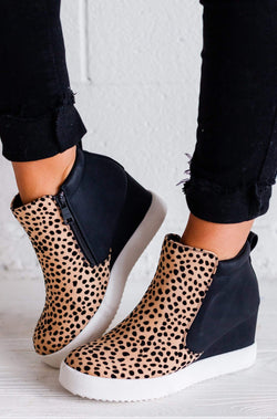 Rodina Leopard Wedge Sneakers – Lucy Avenue