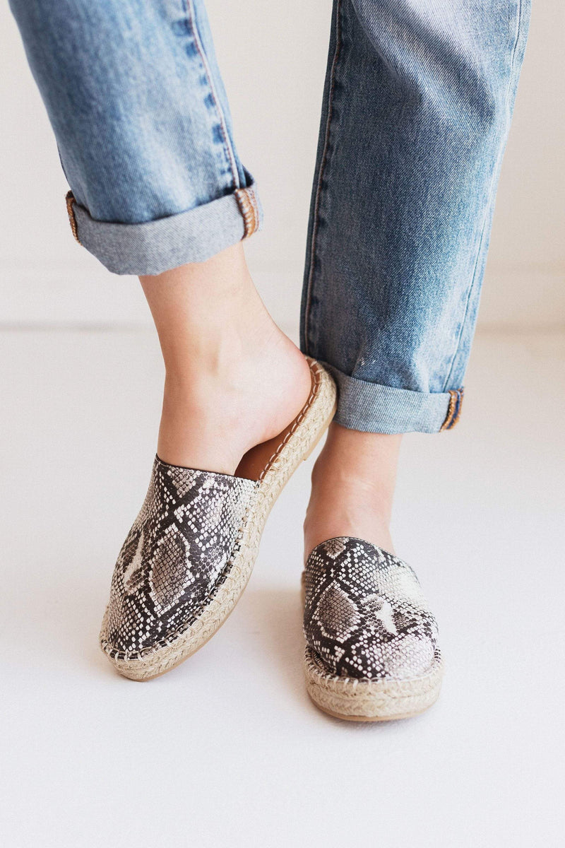 Espadrille Flats Snake – Lucy Avenue