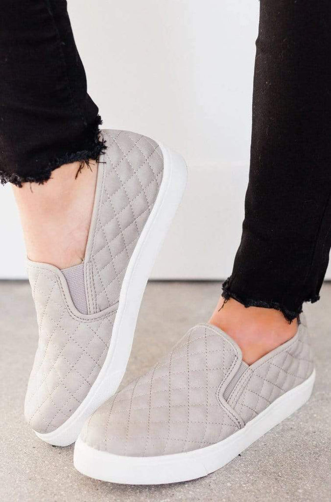 quilted sneakers