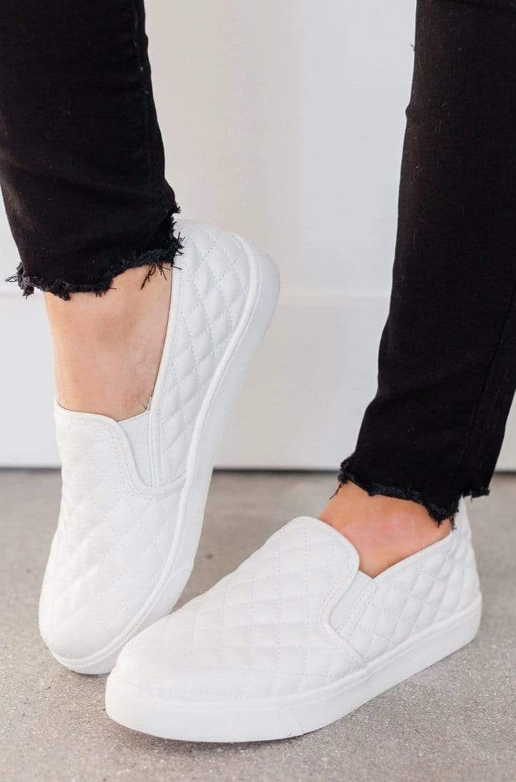 quilted sneaker