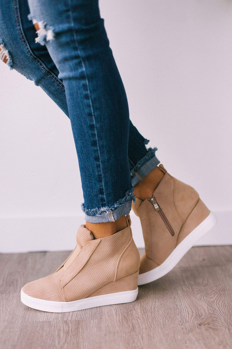 zoey wedge sneakers