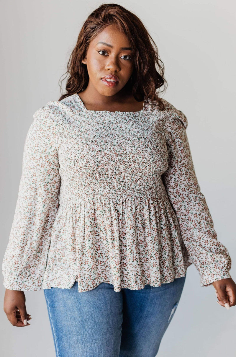 plus size smock tops