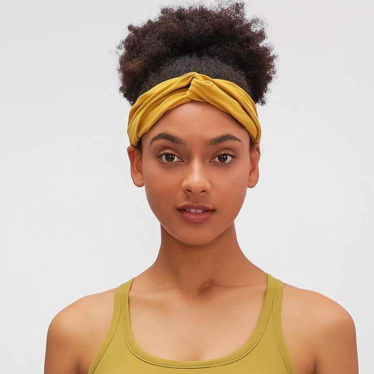 athletic and elastic terry-cloth head band for sports !