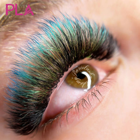 Blue & Teal Lashes from PLA Beauty Inc.