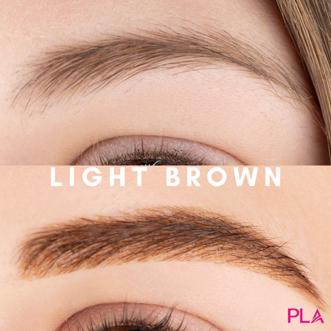 light brown henna brows