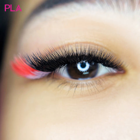 Red & White Lashes By Paris Lash Academy