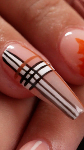 Flannel nail designs at PLA Inc. 