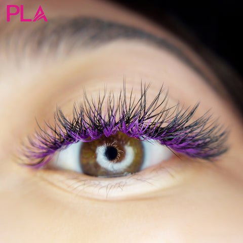 Purple YY Lashes from PLA