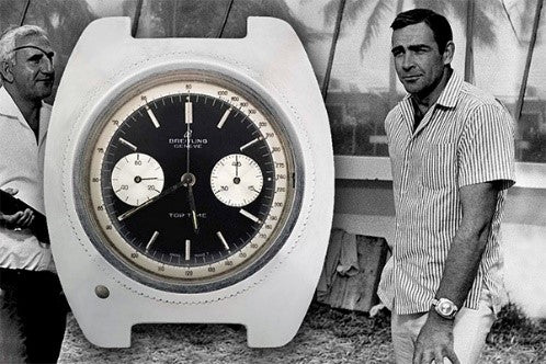 Sean-Connery-wearing-a-Breitling-Top-Time-in-James-Bond-Thunderball