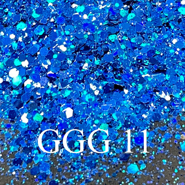 30g GGG 5 Holo Multi Color Chunky Glitter Nail DIY Resin Epoxy Art Cra –  IUILE