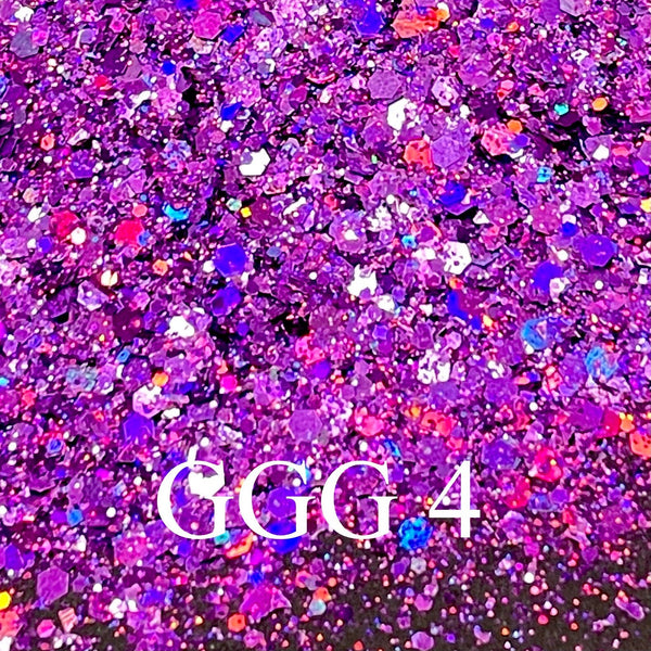 30g GGG 12 Holo Multi Color Chunky Glitter Nail DIY Resin Epoxy Art Cr –  IUILE