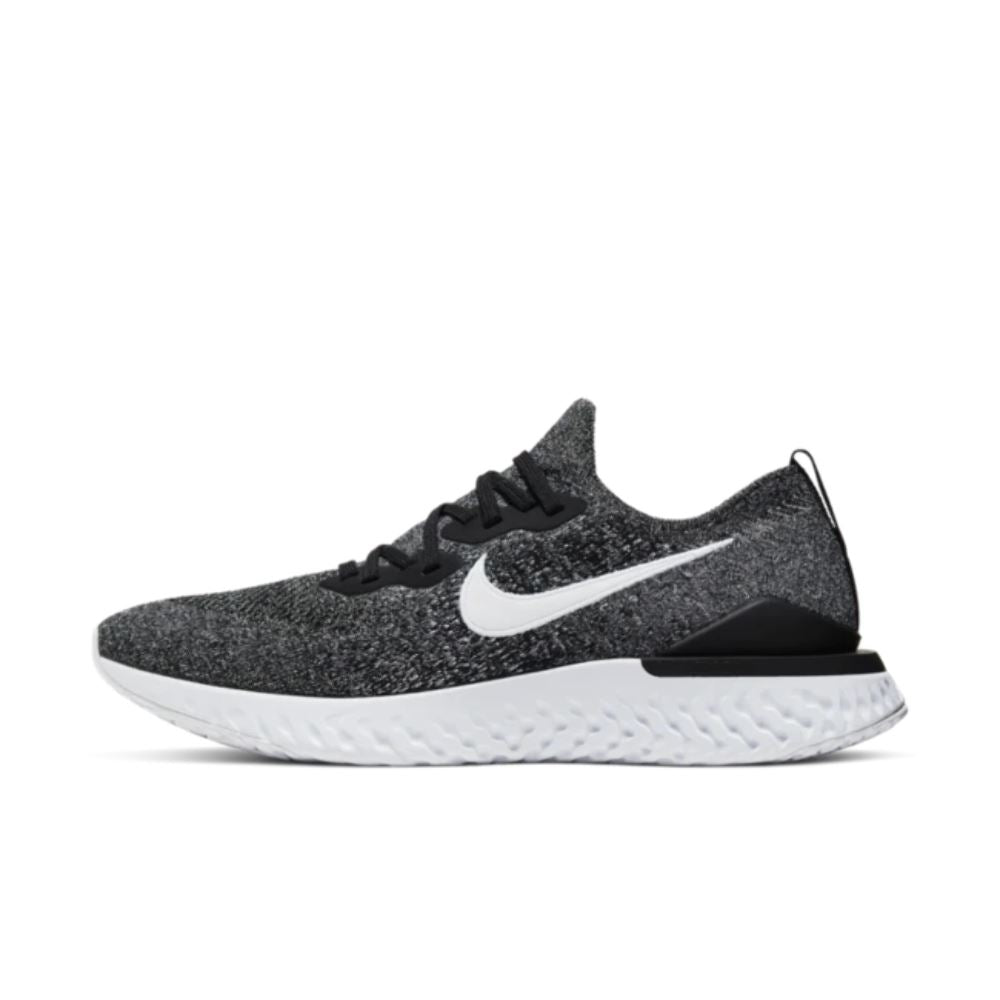 epic react flyknit 2 black white