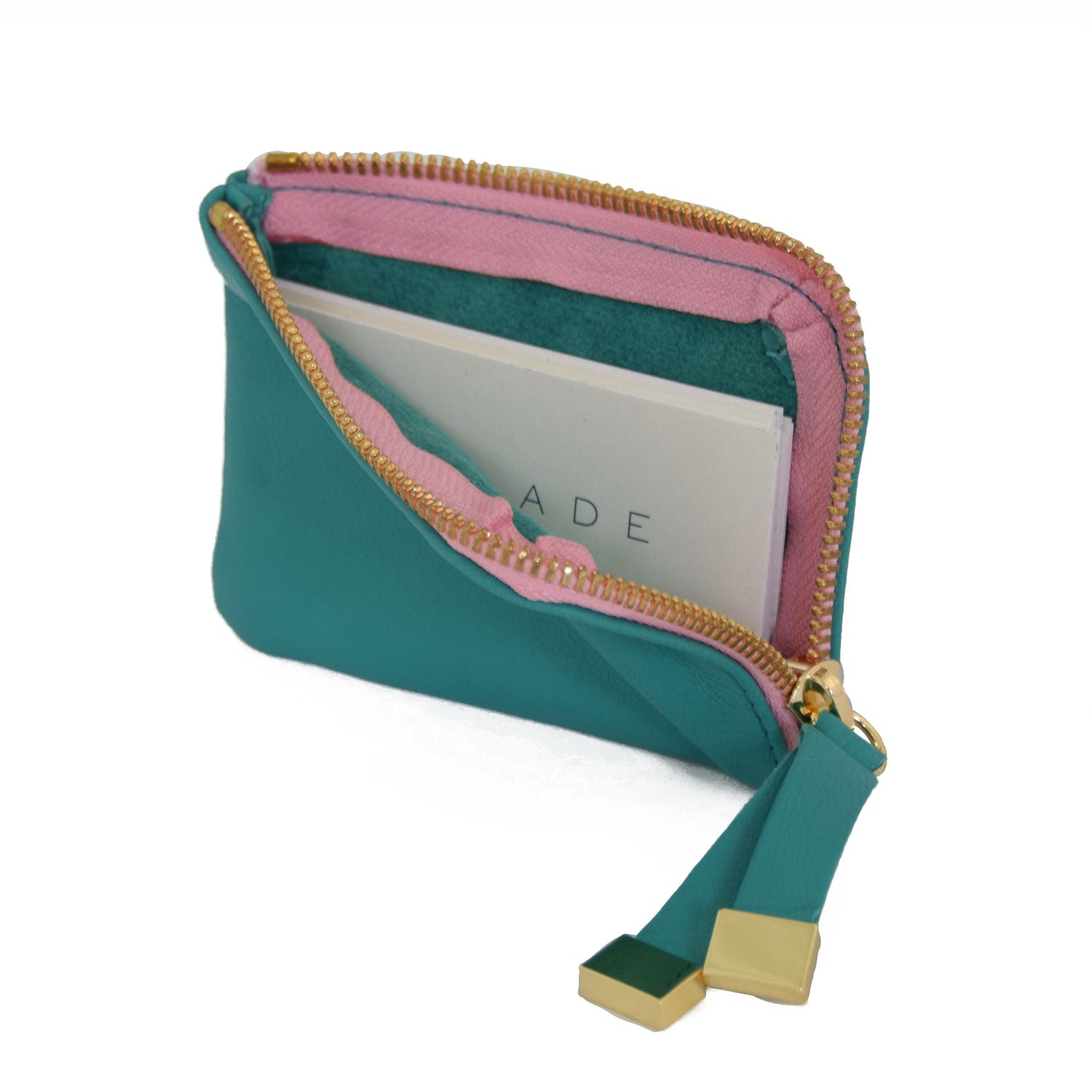 ZIP WALLET | BRIGHT TEAL