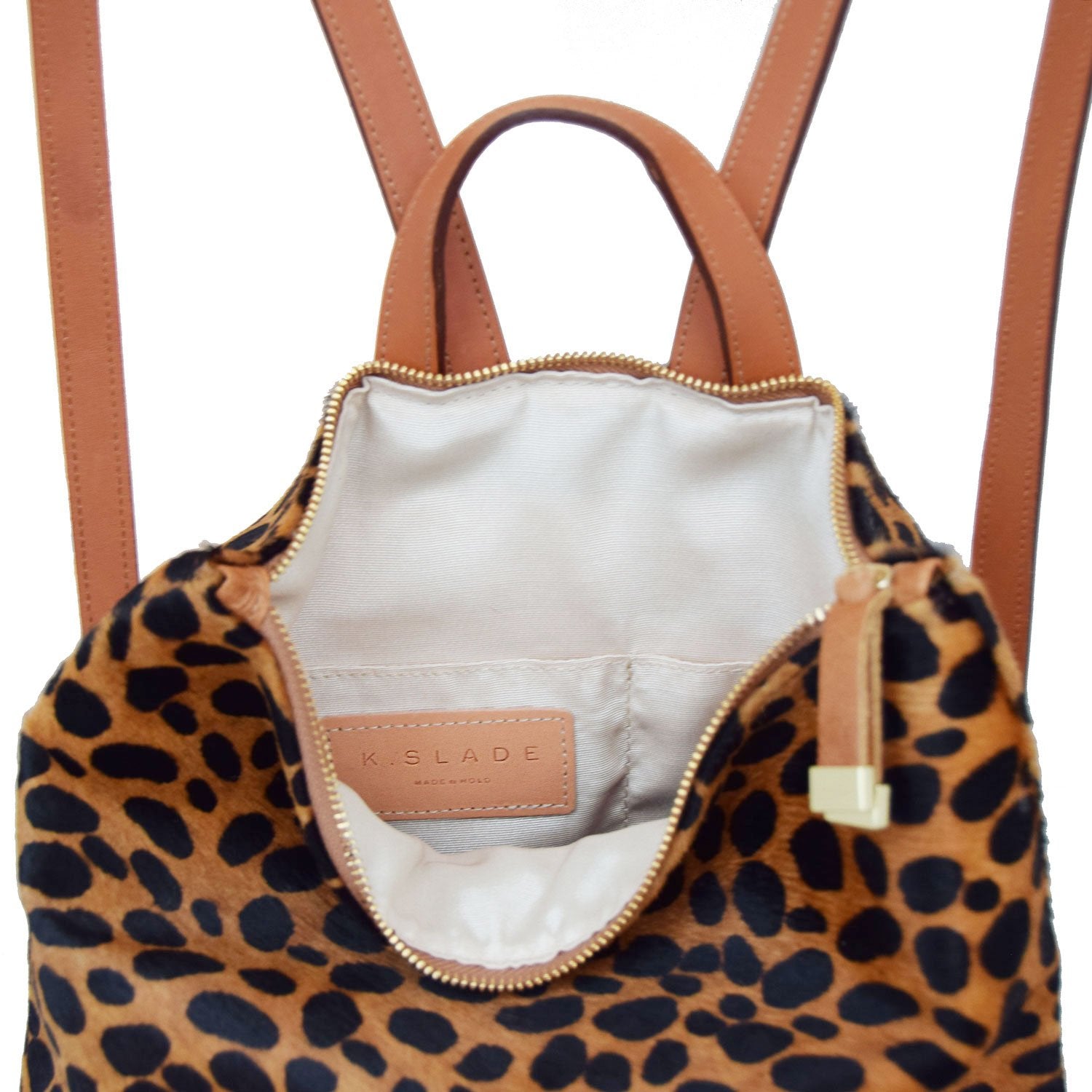 Franny Backpack | Brown Cheetah