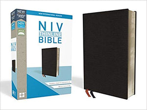 NIV Thinline Bible - Leatherlike, Black