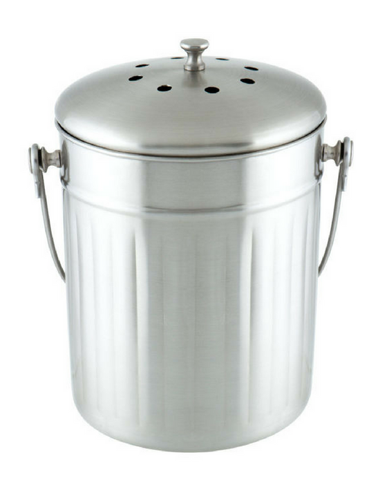 stainless steel compost bin - natural home brands