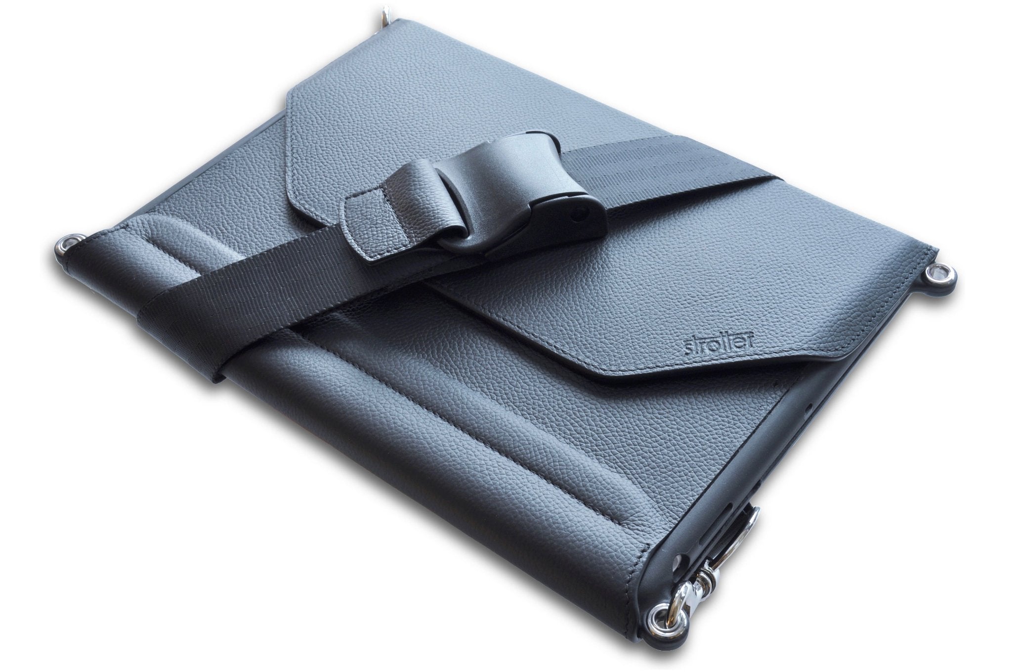 Leather case with shoulder strap for iPad Pro 10.5" made in Italy