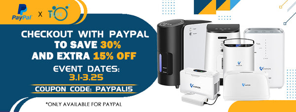 PayPal, oxygen concentrator, discount