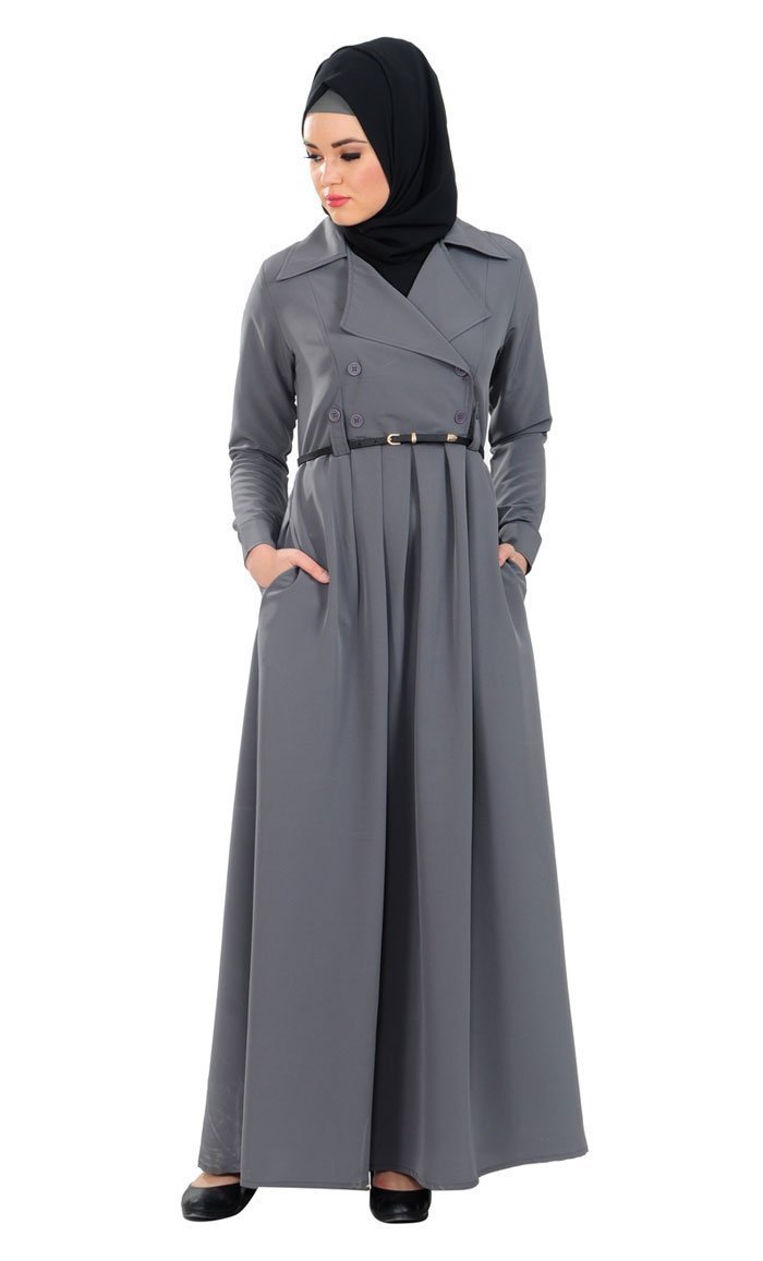 coat style gown