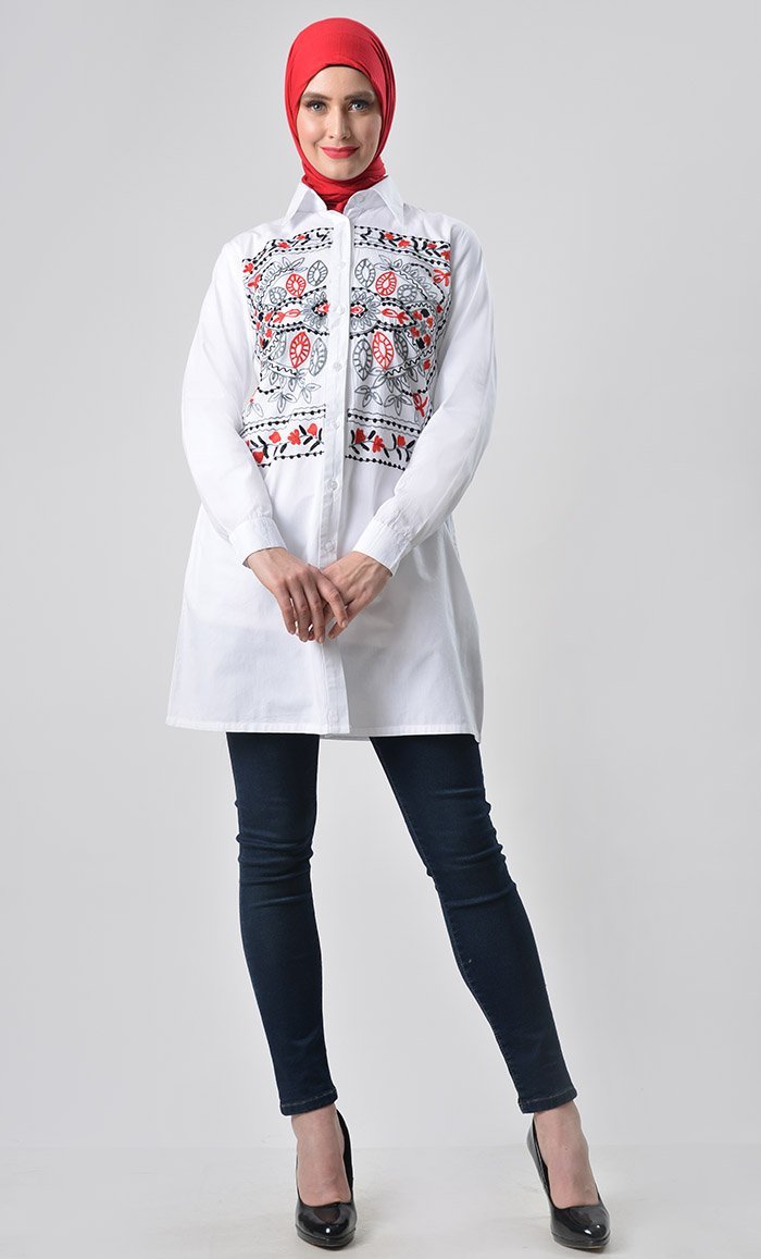 

Full Detail Embroidered tunic