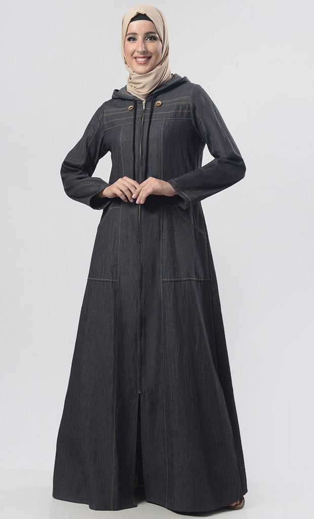 Denim Abaya Buy Online In Pakistan - Tarseel - Best Price Guarantee