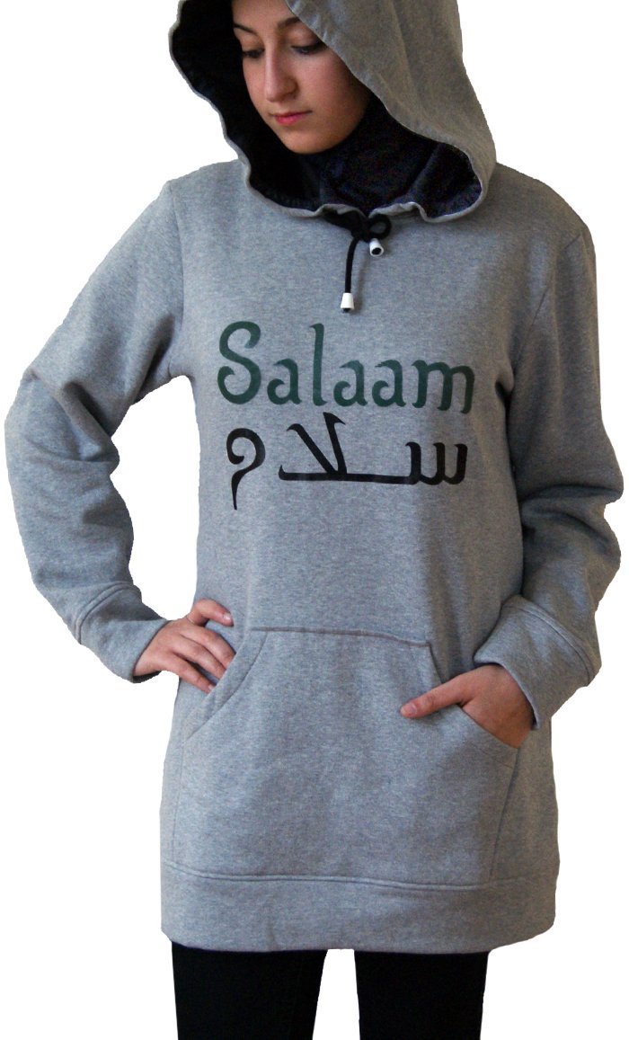 

Proud2B Salaam Slogan Hoodie Swearshirt